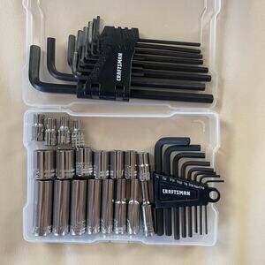 41 PCS OF Craftsman tools Drive Sockets SAE HEX KEYS